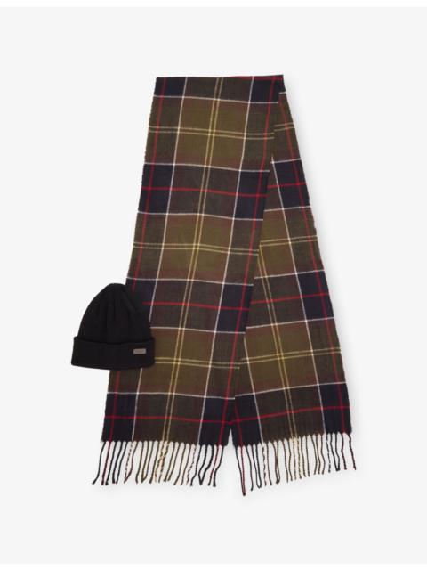 Barbour Swinton & Galingale Scarf and Beanie Set