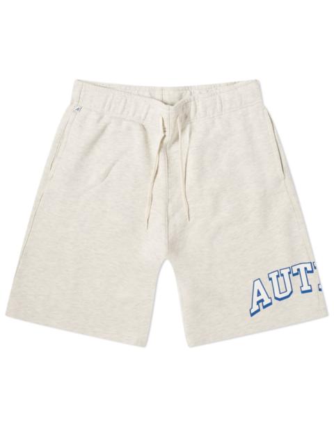 AUTRY Autry Embossed Outline Logo Sweat Short