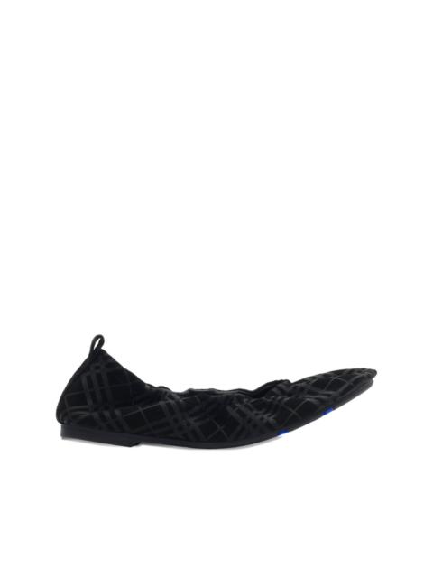 suede ballerina shoes