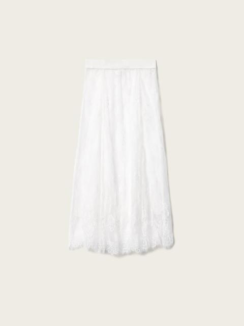 ALLSAINTS ARRAN LACE ANKLE LENGTH SKIRT