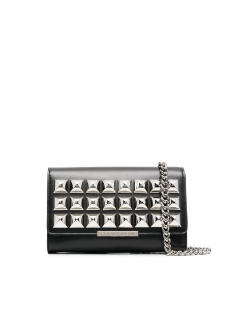 PHILIPP PLEIN stud-embellished leather crossbody bag