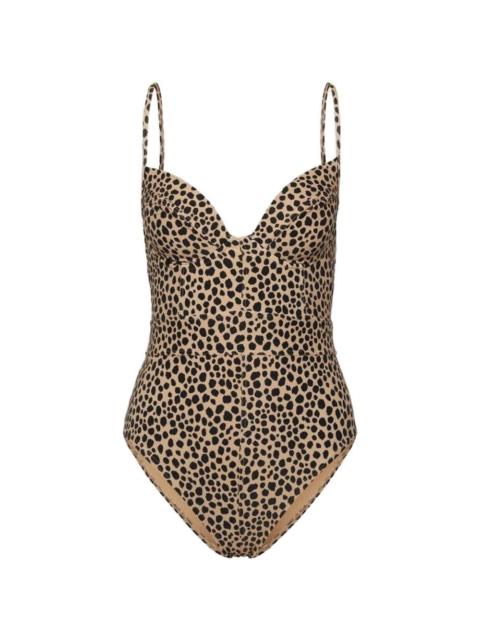 MICHAEL KORS animal print swimsuit
