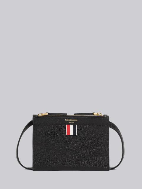 Thom Browne Pebble Grain Leather Mini Document Holder Crossbody