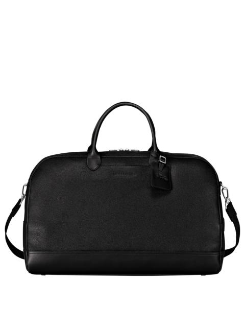 Longchamp Le Foulonné M Travel bag Black - Leather
