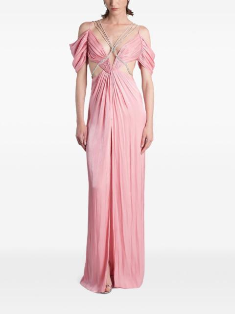 COSTARELLOS Calina cut-out maxi dress