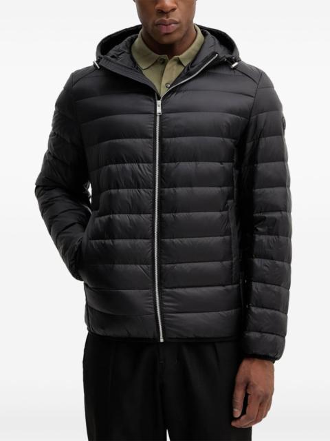 BOSS hooded quilted jacket