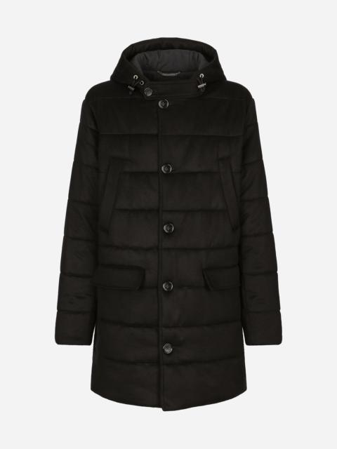 Dolce & Gabbana Quilted cashmere parka