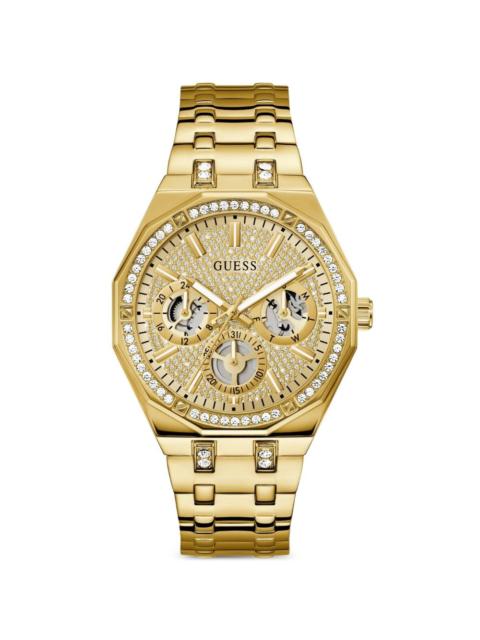 GUESS USA Kryptonite round-face 42mm watch