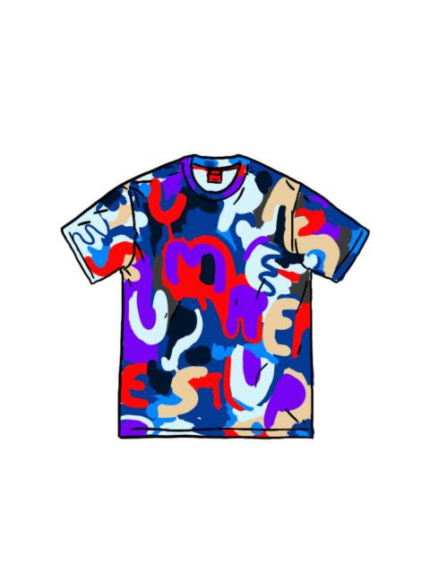 Supreme Painted Logo S/S Top Royal