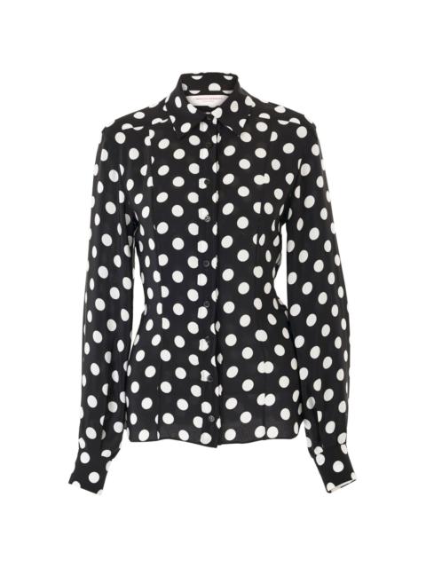 CAROLINA HERRERA polka-dot shirt