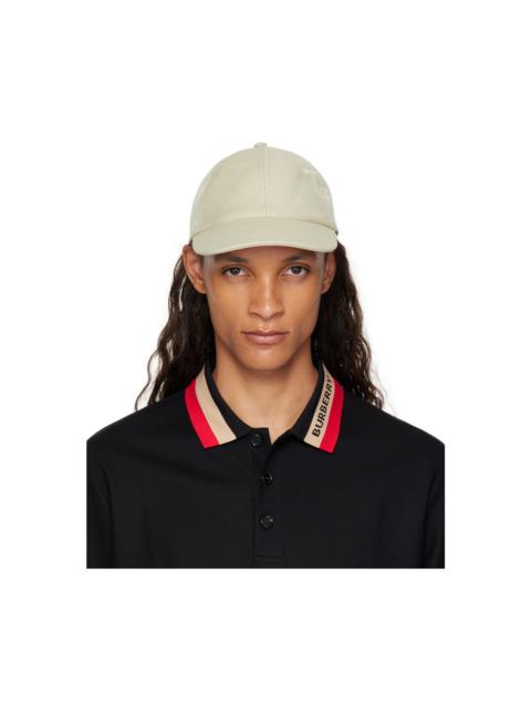 Burberry Beige EKD Cotton Blend Baseball Cap