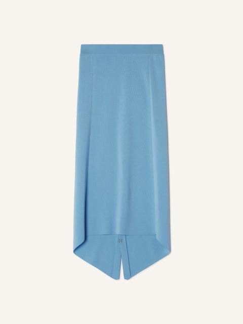 Lanvin BUTTONED LONG SKIRT IN MERINO WOOL