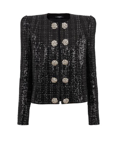 Balmain Glittery tweed jacket