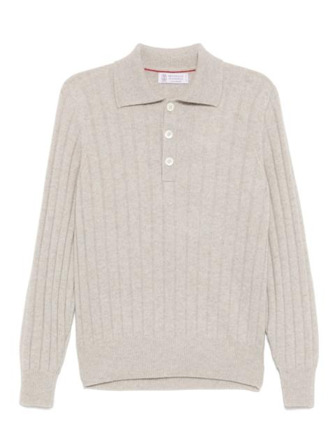 Brunello Cucinelli cashmere polo shirt