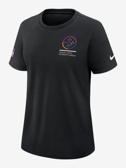 Nike Pittsburgh Steelers Crucial Catch Women's Nike Dri-FIT NFL T-Shirt