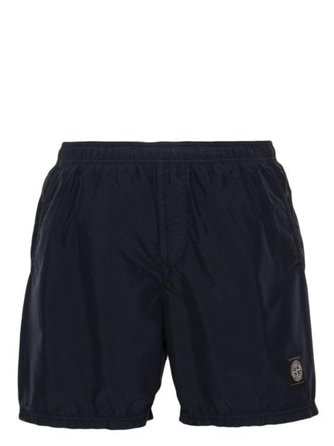 Stone Island Compass-patch swim shorts