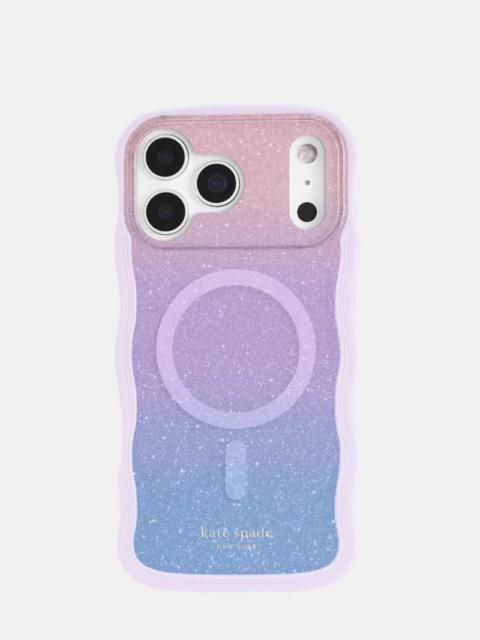 kate spade Kate Spade Wavy - Opal Glitter Magsafe Case