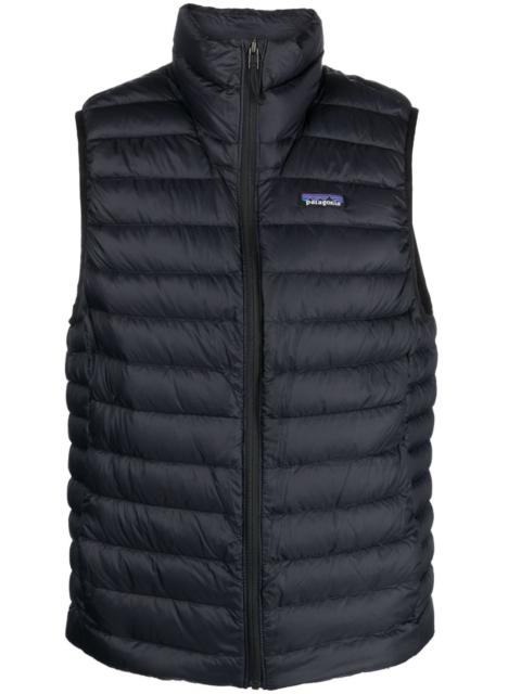 Patagonia logo-patch feather-down gilet