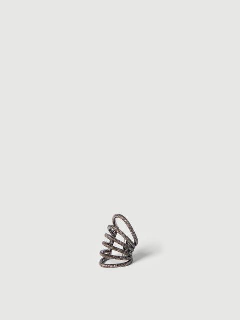 Brunello Cucinelli Sterling Silver shimmer ear cuff