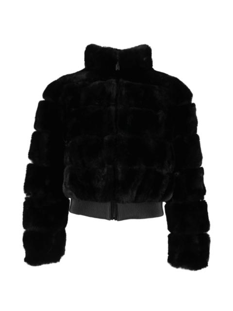MICHAEL KORS faux-fur bomber jacket