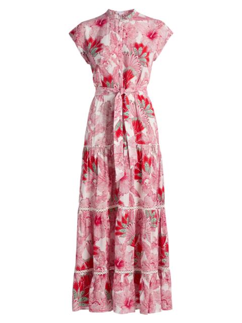 Poupette St Barth Women's Kora Floral Cap-Sleeve Shirtdress - Pink Padang