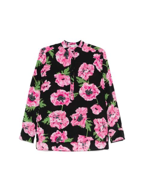 Stella McCartney poppy-print shirt