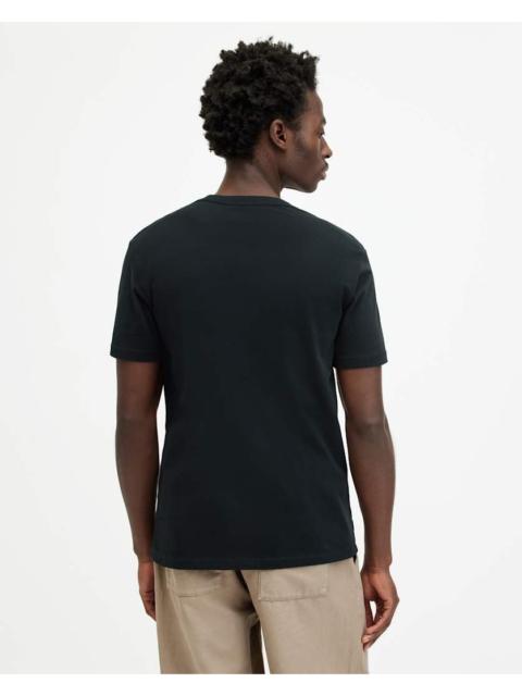 ALLSAINTS BRACE BRUSHED COTTON CREW NECK T-SHIRT
