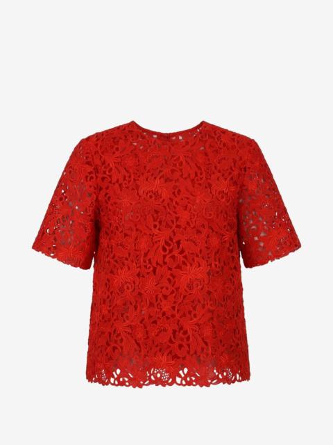 Valentino crew-neck top