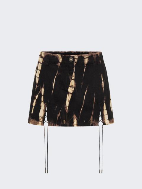 Dion Lee Denim V-Wire Mini Skirt Black