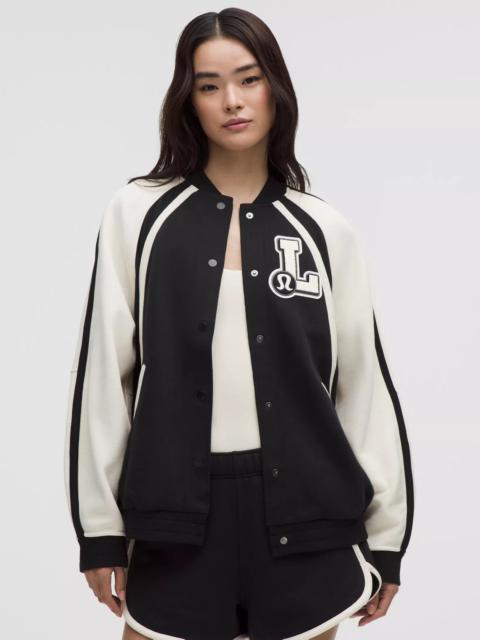lululemon Scuba Oversized Collegiate Jacket *Graphic