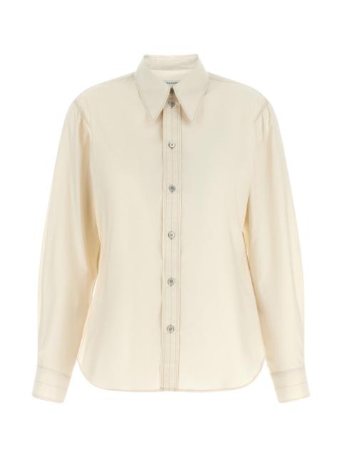 Lemaire Shirt Pointed Collar Contrast Stitching