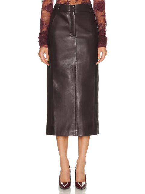 THE ANDAMANE Xania Pencil Midi Skirt