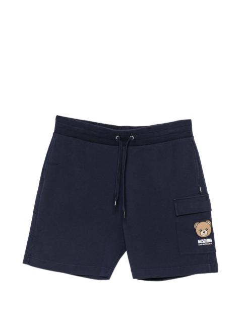 Moschino logo-print track shorts