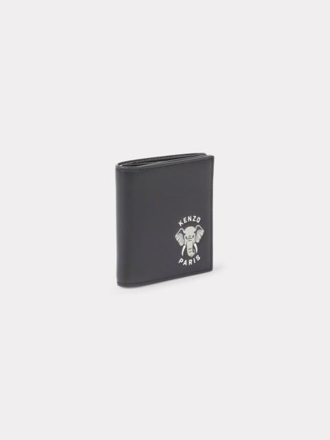 'KENZO Varsity' foldable miniature leather wallet