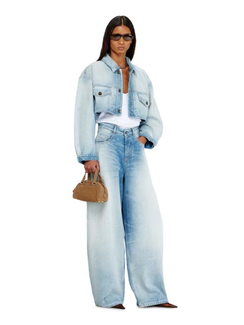 Diesel OVERSIZED CROPPED TRUCKER JACKET