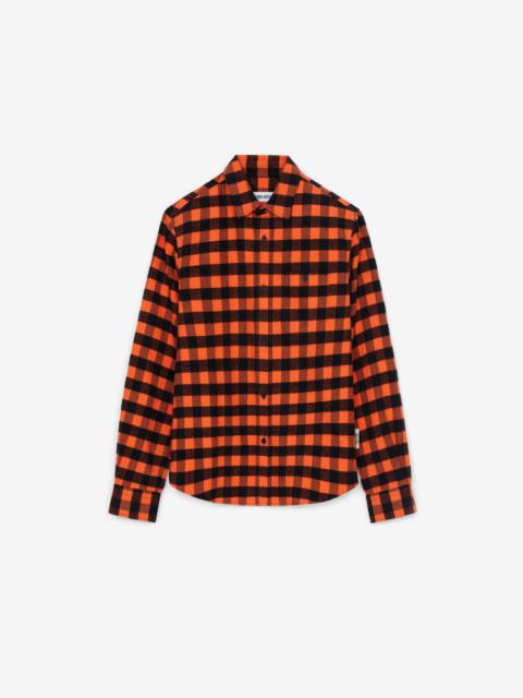 KENZO Check print casual shirt