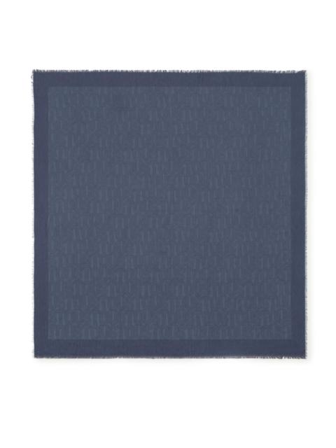 TOUS Navy blue Scarf TOUS Silhouette Jacquard