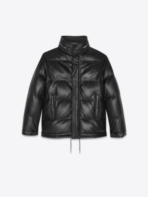 SAINT LAURENT down jacket in lambskin