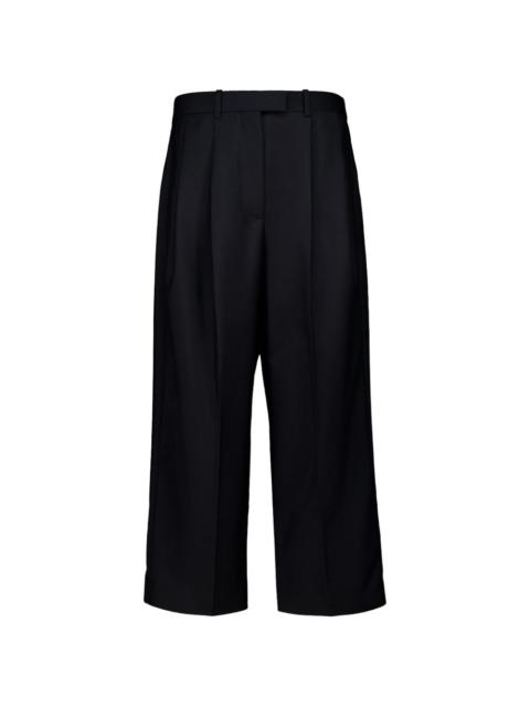 Givenchy cropped double-pleat trousers