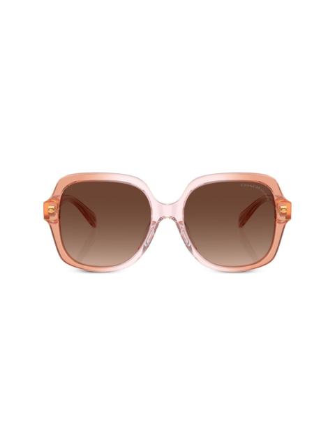 COACH ombrÃ©-effect oversize-frame sunglasses