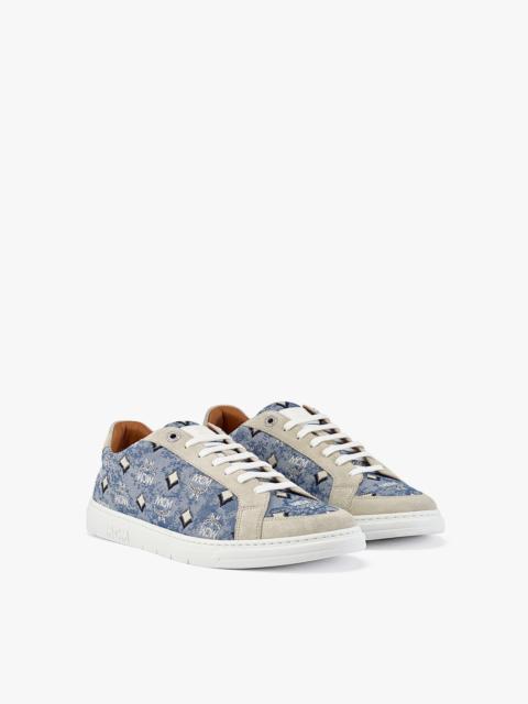 MCM Men’s Terrain Lo Sneakers in Vintage Monogram Jacquard