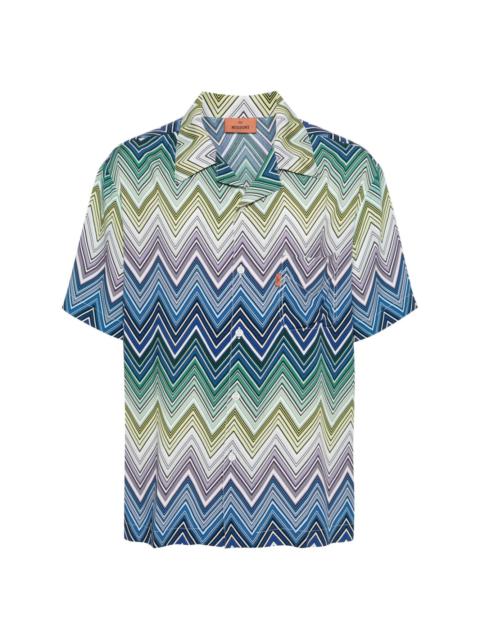 Missoni zigzag short-sleeved shirt
