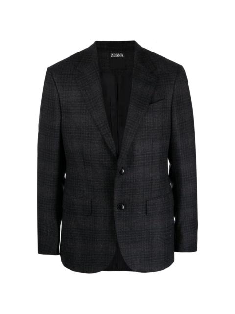 single-breast wool blazer