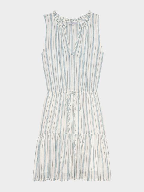 Rails Albany Striped Linen Minidress