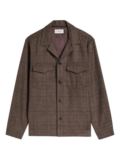 OFFICINE GÉNÉRALE Judas flap-pocket check shirt