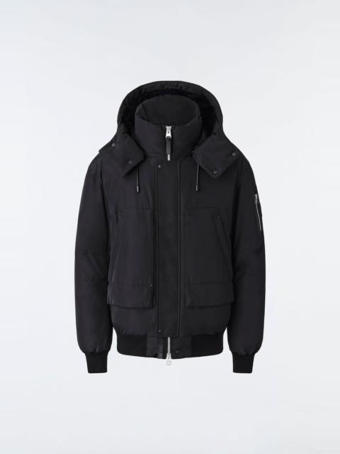 MACKAGE VIGGO classic down bomber jacket with removable hood