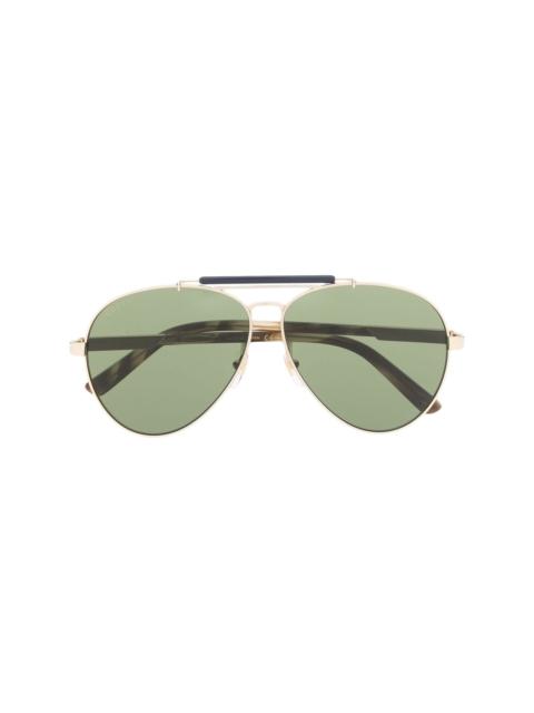 pilot-frame sunglasses