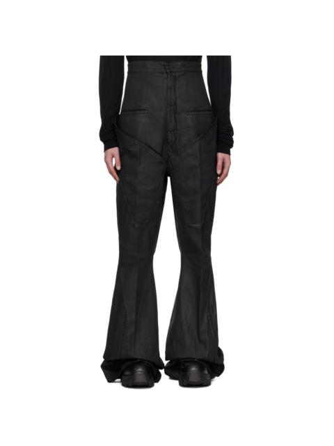 Rick Owens Black Dirt Slivered Jeans