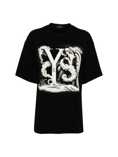 graphic print T-shirt