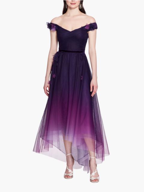 Marchesa OMBRE TULLE GOWN